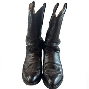 Women’s Deep Red Resistol Ranch Cowboy/Western Boots Sz 9 1/2 B Style M3566J